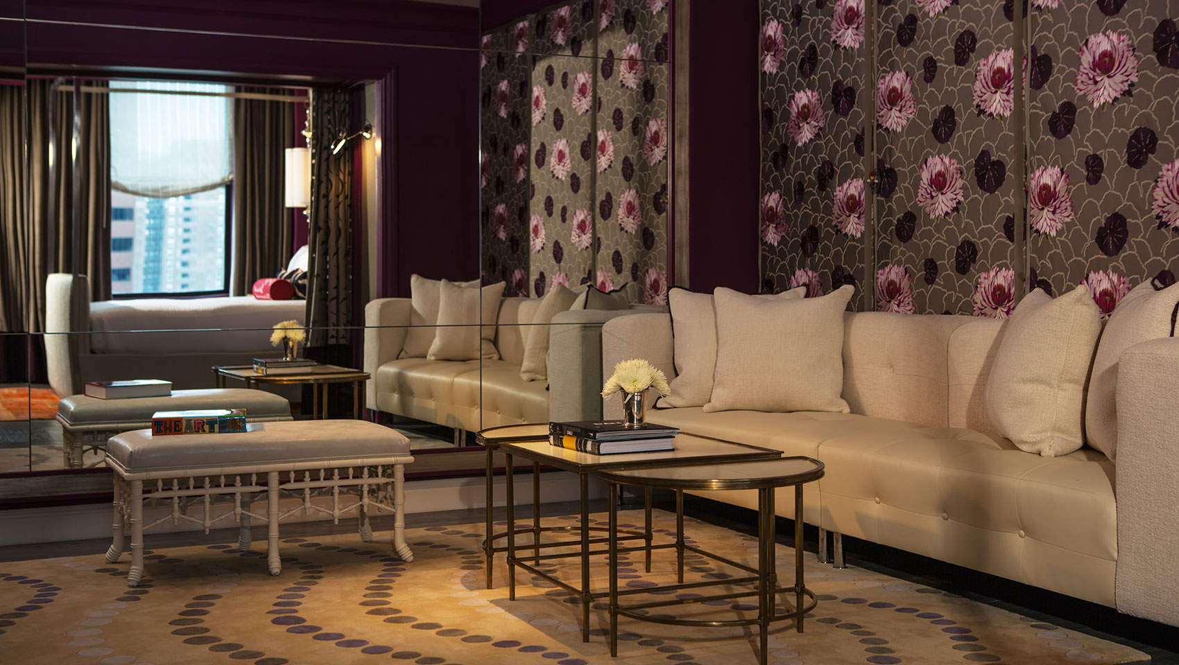 Presidential Suite sitting area at Kimpton Hotel Monaco Philadelphia