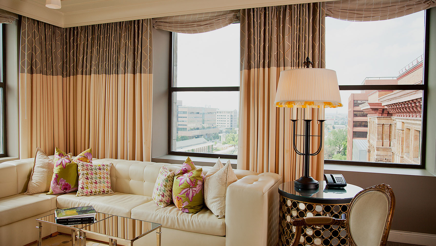 Presidential Suite sitting area at Kimpton Hotel Monaco Philadelphia