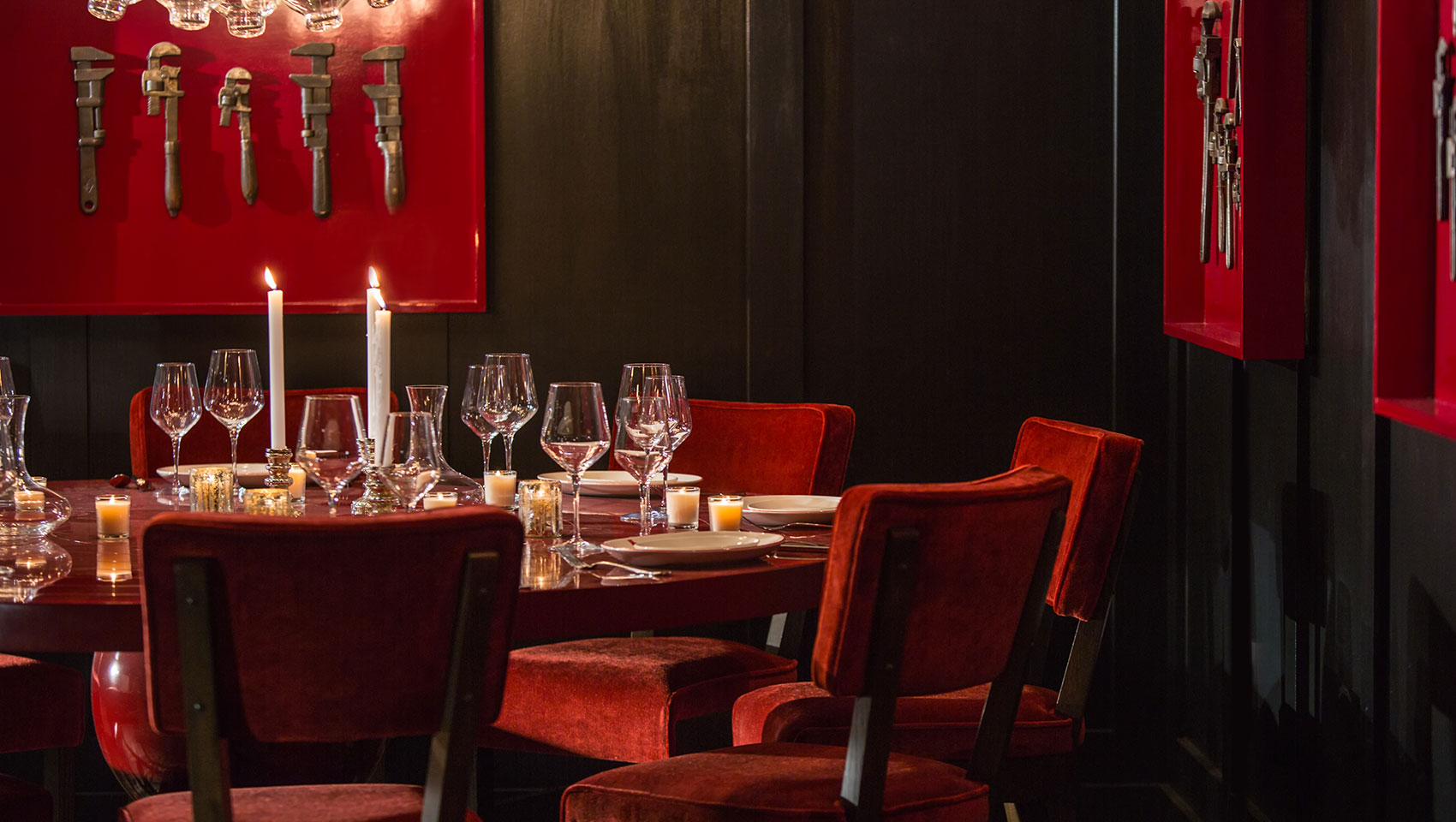 Private dining room at red owl tavern