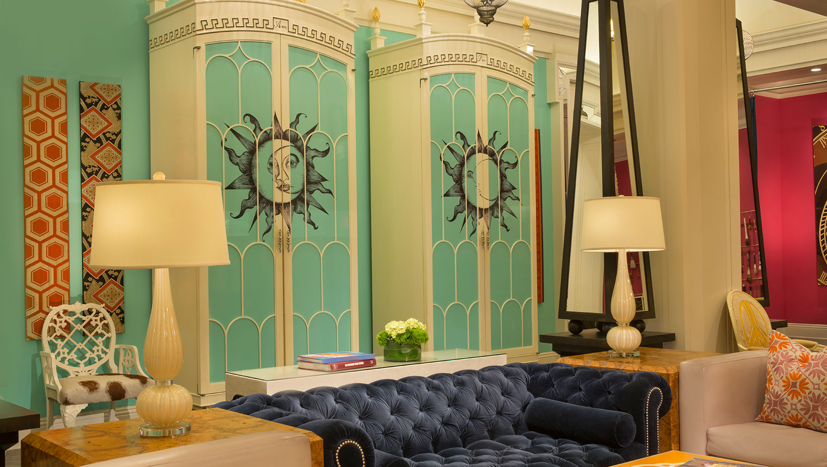 Lobby Living Room seating at Kimpton Hotel Monaco Philadelphia