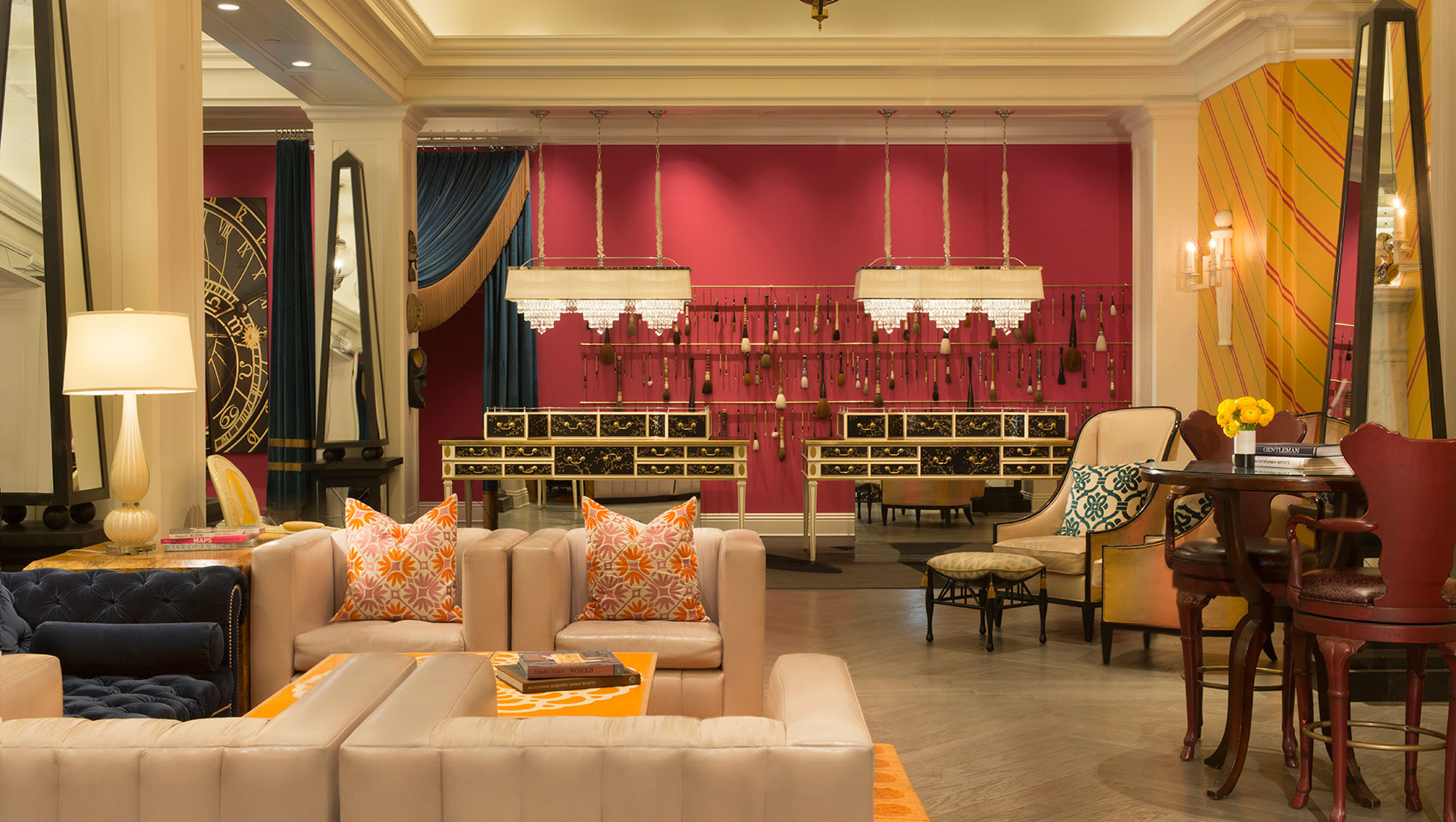 Lobby Living Room seating Kimpton Hotel Monaco Philadelphia