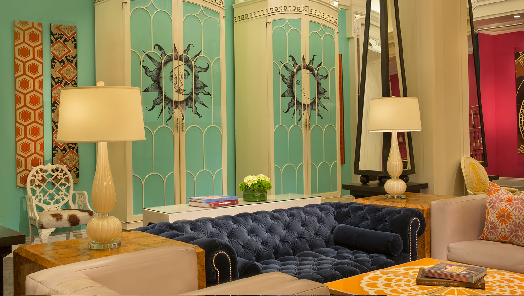 Lobby Living Room seating at Kimpton Hotel Monaco Philadelphia