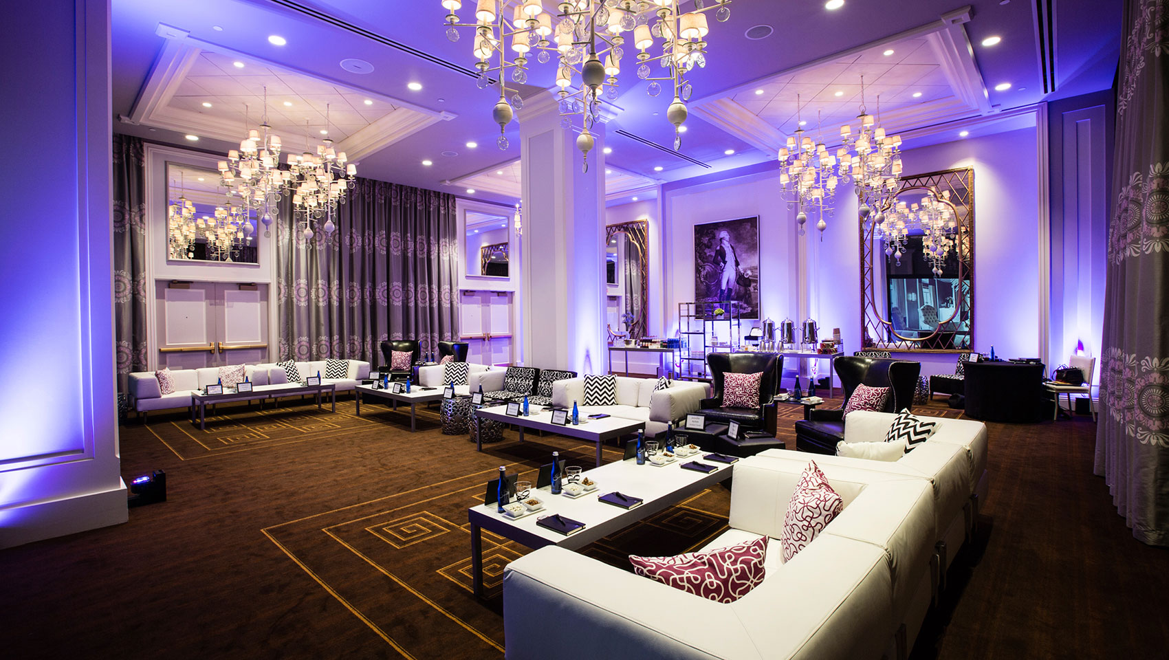Lounge meeting seating at Kimpton Hotel Monaco Philadelphia