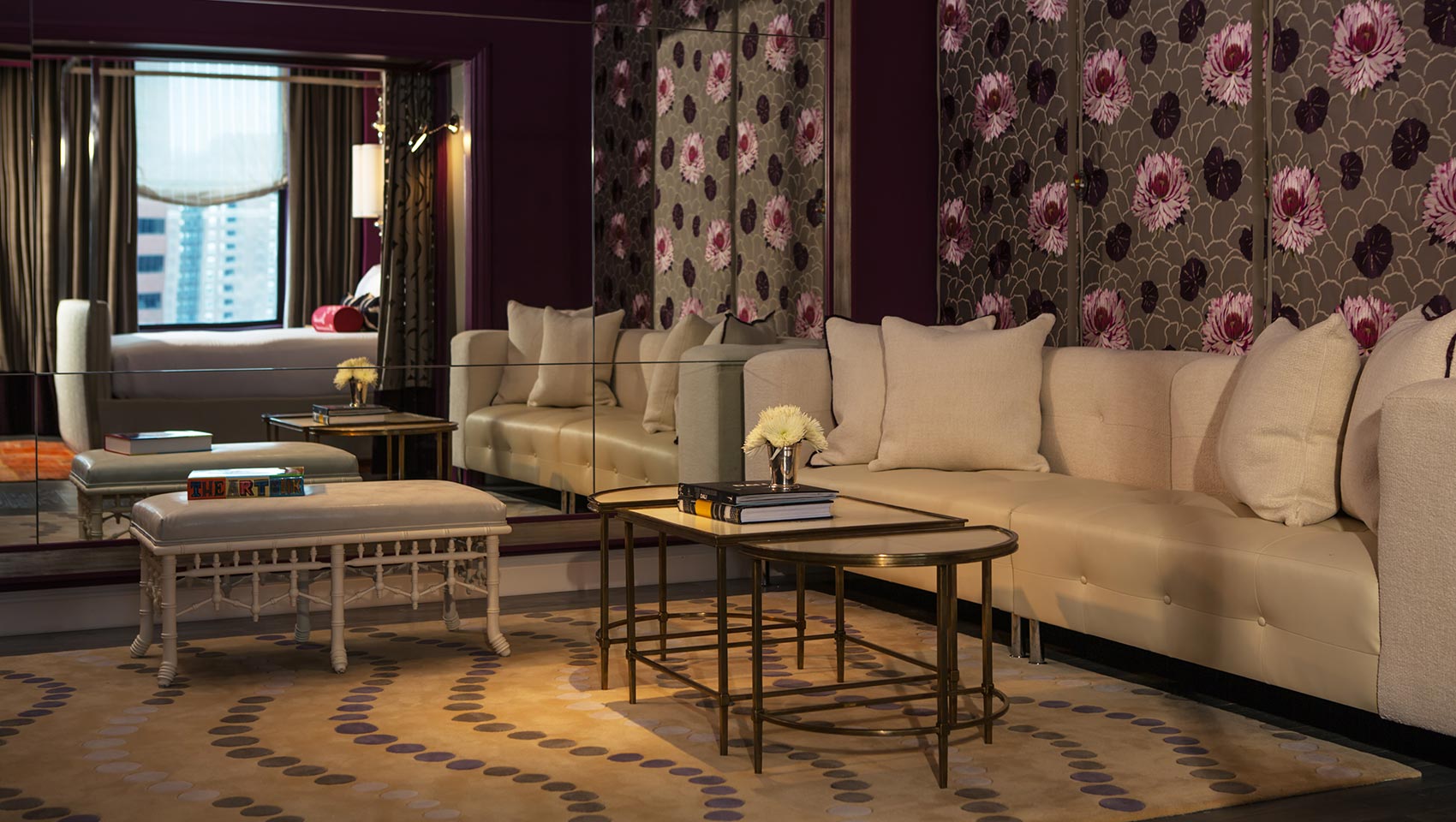 Presidential Suite sitting area at Kimpton Hotel Monaco Philadelphia